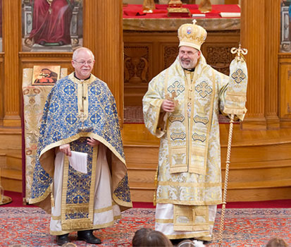 Fr. Antony with Bishop John