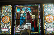 Stained Glass in Narthex